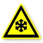 Durastripe Triangle Sign - Snowflake