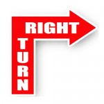 Durastripe Arrow Sign - Right Turn